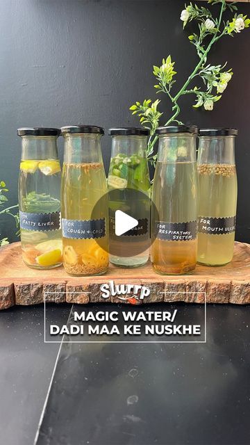 Slurrp App on Instagram: "DADI MAA KE NUSKHE MAGIC WATER  Benefit from the age-old wisdom of grandmothers both dadi maa and nani maa’s home remedies, and protect yourself and your family from these season-related illness’. *Do consult your physician / medical practitioner before consuming.  Home remedies recreated for all of us by #slurrpcommunity member @sonia.sarpal   FOR MOUTH ULCER / CORIANDER WATER: 1 tsp coriander seeds+1 cup water. Soak overnight  Strain and gargle lukewarm.   FOR RESPIRATORY SYSTEM / PIPLI WATER : 2 Pipli + 1 cup water   Soak overnight and drink in the morning, empty stomach.  FOR BLOOD SUGAR / BHINDI WATER 2 bhindi medium size + 1 cup water Soak overnight and drink it empty stomach.  FOR COUGH & COLD / JEERA  ADRAK WATER 1 tsp jeera + small piece ginger + 1 cup wa Jeera Water Benefits, Nani Maa, Mouth Ulcer, Magic Water, Constipation Relief, Water Benefits, Morning Drinks, Cold Cough, Water Recipes