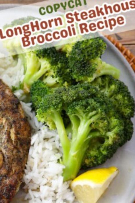 How often have you boiled or steamed broccoli only to discover it's a mushy mess? With this easy LongHorn Steakhouse broccoli recipe, you'll learn the secret to how restaurants make perfect steamed broccoli so that it comes out with that tender-crisp texture you want your broccoli to have. Using just a handful of ingredients and a few simple steps, you can cook up a lemon butter drizzle the whole family will devour. Best Frozen Broccoli, Steamed Brocolli Seasoning, How To Season Broccoli Steamed, Steamed Lemon Broccoli, Cheddar's Steamed Broccoli, Seasoning For Steamed Broccoli, Fresh Steamed Broccoli, Perfect Steamed Broccoli, Best Way To Steam Broccoli