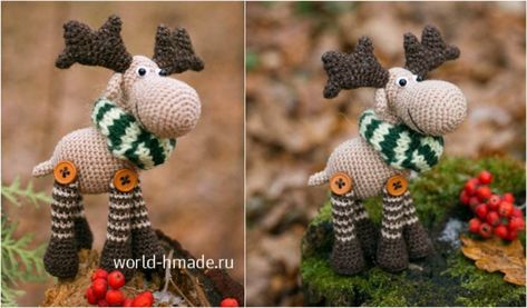 Stephen Moose Amigurumi [Free Crochet Pattern]