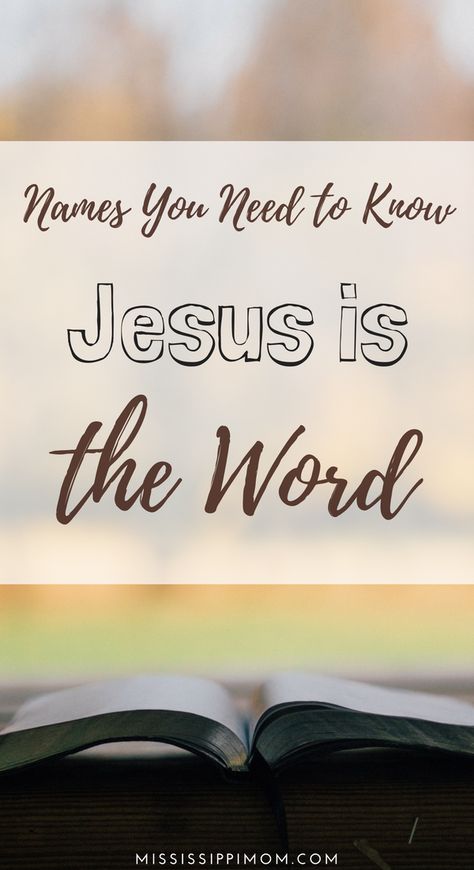 Who is Jesus? He is The Word, but what does that mean? And, why does it matter to you? Praying Wife, Who Is Jesus, Christian Motherhood, Bible Verses For Women, Why Jesus, Christian Family, Study Resources, Words Of Jesus, Spiritual Encouragement