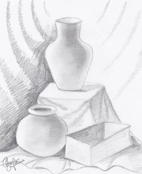 pencil shading Drawings With Shading, Shading Drawing Easy, Easy Still Life, Easy Still Life Drawing, Painting Idea For Beginners, Shading Ideas, Easy Pencil Drawings, Still Life Sketch, Lion Sketch