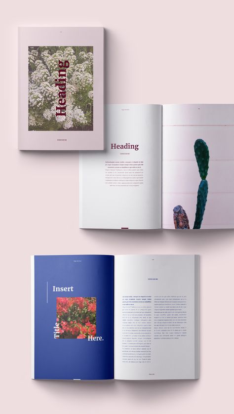 Elegant Magazine Layout. Buy this stock template and explore similar templates at Adobe Stock | Adobe Stock Editorial Design Layouts, Design De Configuration, Collage Magazine, Website Navigation, Cereal Magazine, Indesign Layout, Magazine Layout Inspiration, Indesign Magazine, 잡지 레이아웃