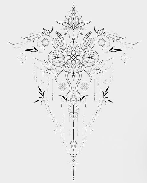 Back Tattoo Template, New Age Tattoo, Flower Tattoo Drawings, Full Back Tattoos, Forest Tattoos, Hand And Finger Tattoos, Mandala Tattoo Design, Tattoo Stencil Outline, Mandala Tattoo