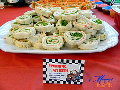 Rc Car Themed Birthday, Transportation Birthday Food Ideas, Car Themed Charcuterie Board, Transportation Themed Food, Pixar Cars Food Ideas, Cars Food Ideas, Need Four Speed Birthday Food, Cars Birthday Food Ideas, Cars Theme Food