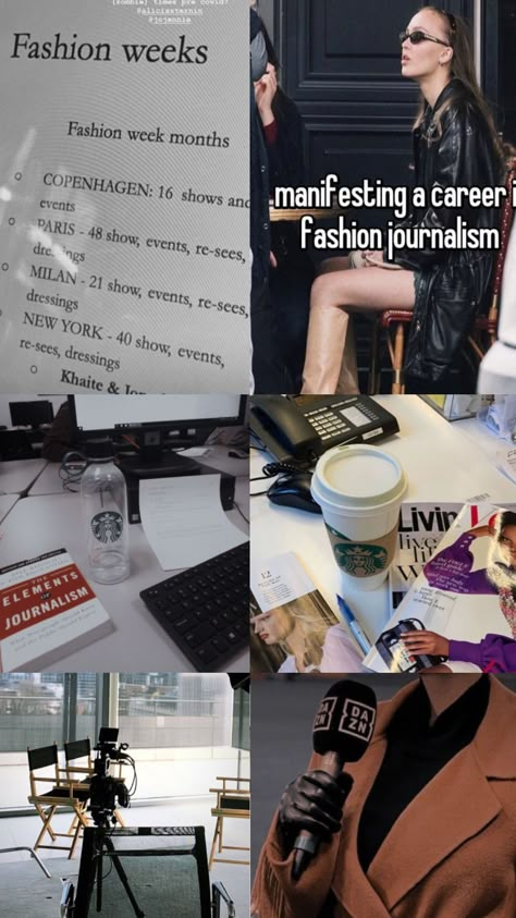 Fashion Journalist/Writer Aesthetic 💕 #moodboard #fashion #journalist #writer #aesthetic Fashion Journalist Aesthetic, Journalist Aesthetic Wallpaper, Female Journalist Aesthetic, Journalist Aesthetic, Journalism Job, Fashion Journalist, Writer Aesthetic, Journalism Major, Journalism School