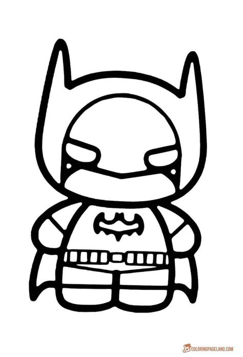 Batman Coloring Page Superman Coloring Pages, Batman Coloring, Cute Batman, Batman Coloring Pages, Lego Coloring Pages, Penguin Coloring Pages, Batman Drawing, Coloring Pages Inspirational, Kitty Coloring