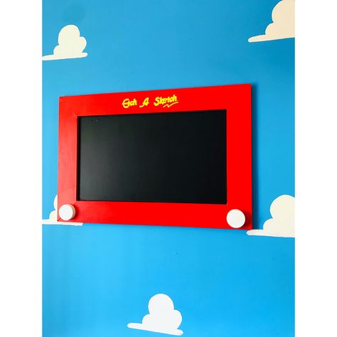 Blackboard Toy Story Room Decor, Disney Playroom, Toy Story Bedroom, Toy Story Nursery, Toy Story Room, Disney Themed Rooms, Casa Disney, Dibujos Toy Story, Disney Room Decor