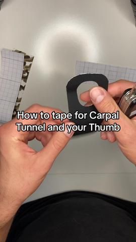 How to tape for Carpal Tunnel Syndrome + thumb tape. 👍 Follow to carc... | TikTok Taping For Carpal Tunnel, Kt Tape For Carpal Tunnel, Carpal Tunnel Taping, Kt Tape Carpal Tunnel, Carpal Tunnel Kt Taping, Kt Tape Thumb, Genu Valgum, Kt Tape, Sports Tape