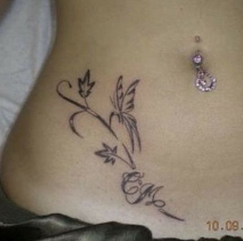 Lower Stomach Tattoos For Women, Lower Belly Tattoos, Abdomen Tattoo, Stomach Tattoos Women, Belly Tattoos, Torso Tattoos, Small Pretty Tattoos, Dope Tattoos For Women, Stomach Tattoos