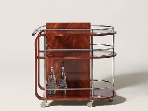 Duke Bar Cart Modern Penthouse, Drinks Trolley, Tempered Glass Shelves, Rack Design, Bottle Rack, Exposed Wood, Ralph Lauren Home, Dining Arm Chair, Casegoods