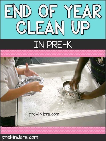 This collection of ideas for end-of-the-year clean-up will assist teachers in preparing their classrooms for summer. Engage your students by involving them in the process, such as using the sensory table to wash items for the science and block centers. Make it a group effort by providing baby wipes for students to help wipe down chairs and doors. Students will enjoy these hands-on activities as they help clean their classroom at the end of the year! Check out this collection of ideas! Preschool Classrooms, Preschool Teachers, End Of Year Activities, Preschool Class, Preschool Themes, Teaching Preschool, Preschool Learning Activities, Preschool Teacher, Preschool Classroom