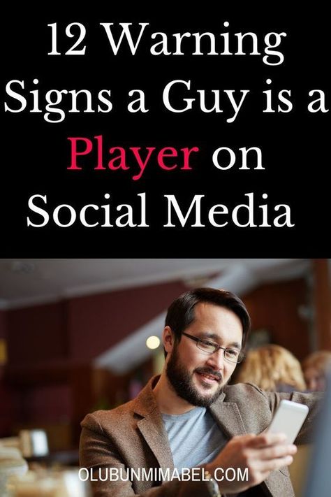 Tons of guys are dishonest online, so it pays to be cautious. Here are some signs a guy is a player on social media and not worth your time: Love Advice, Looking For Love, Warning Signs, For Love, How To Know, Did You Know, To Look, Wonder, Social Media