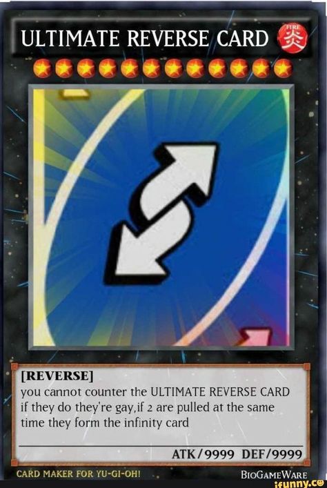 Ultimate Reverse Card, Uno Reverse Card, Infinity Card, Reverse Card, Yugioh Trap Cards, Uno Reverse, Mood Card, Uno Cards, Funny Yugioh Cards