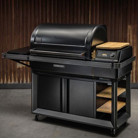 A Grill with Wi-Fi: Traeger Timberline XL Grill Everyday Dinners, Smoked Bbq, Flat Top Grill, Wood Pellet Grills, Pellet Grills, Outdoor Kitchen Island, Wood Pellet, Outdoor Grills, Traeger Grill