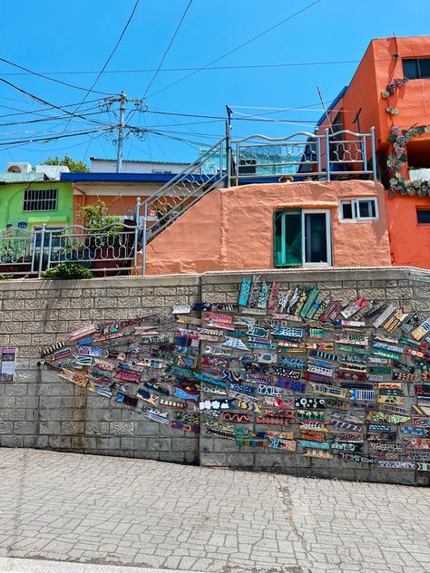 #부산 감천문화마을 #busan gamcheon culture village #gamcheon culture village #gamcheon village #busan #busan city #busan travel #busan view #busan street ~ #art #street art #부산 #부산시 #blue sky #photography #aesthetically pleasing #beautiful photos #photoart #photooftheday #korea travel #south korea #korea #aestheitcs #instadaily #busan south korea #street photography Gamcheon Village, Busan Travel, Gamcheon Culture Village, Korea Street, Blue Sky Photography, Busan South Korea, Korea Travel, Art Street, Travel South