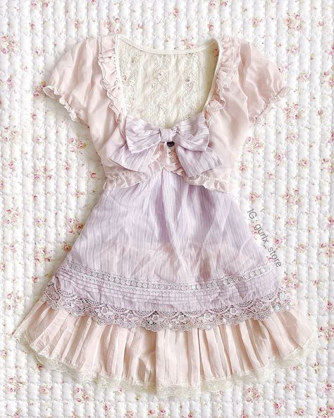 Cherub Aesthetic Clothes, Baby Core Outfit, Ingenue Romantic, Shojo Girl Outfit, Himekaji Outfits, Fairy Clothes, Sweet Style, Kawaii Clothes, Pink Outfits