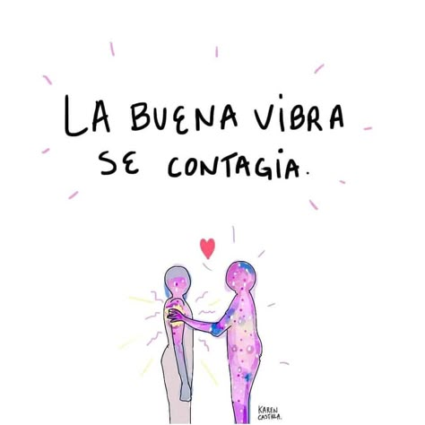 . La buena vibra se contagia💓🤗 y la mala vibra también. 💥🤦 Date cuenta que vibra estás teniendo la mayor parte de tiempo y de qué estás… Positive Phrases, Motivational Phrases, Daily Inspiration Quotes, Spanish Quotes, Life Motivation, Affirmation Quotes, Positive Vibes, Namaste, Positive Affirmations