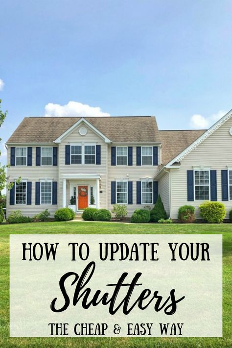 How To Update Your Shutters - The Cheap