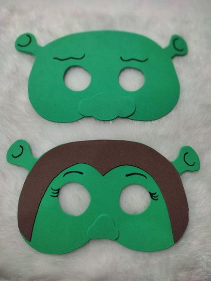 Shrek Fiona, Fiona Shrek, Masks Crafts, Shrek, Baby Birthday, Rapunzel, Activities For Kids, Arts And Crafts, Halloween