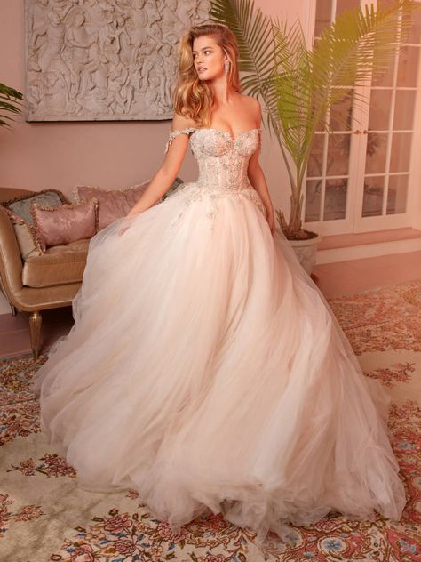 Blush Wedding Dress, Wedding Dresses Blush, Pink Wedding Dresses, Galia Lahav, Princess Wedding Dress, A Wedding Dress, Wedding Dress Couture, Wedding Dress Trends, Couture Wedding