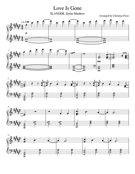 Love Is Gone Piano, English Classroom Decor, Free Piano Sheets, Free Piano, Music Piano, Love Is Gone, Piano Keys, Piano Sheet, Free Sheet Music