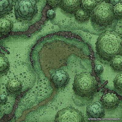 Pathfinder Maps, Conifer Forest, Forest Map, Dnd World Map, Battle Map, Tabletop Rpg Maps, Terrain Map, Rpg Map, Dungeon Maps