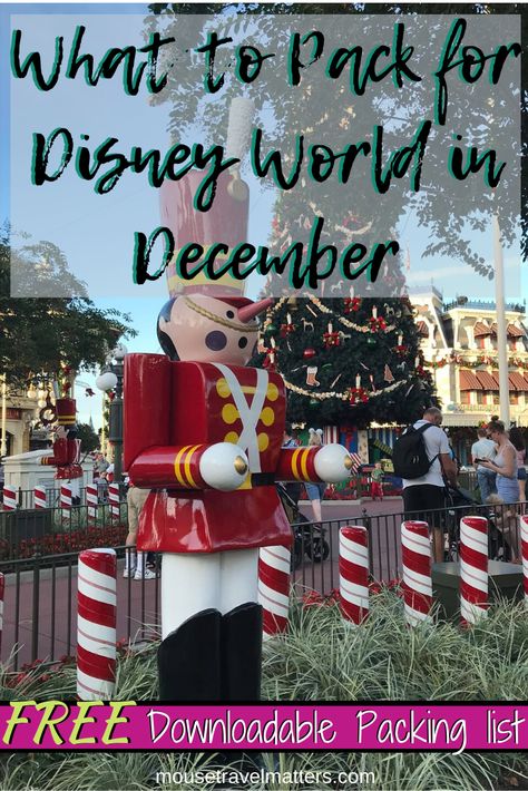 It's easy to think that it will always be warm in Florida, but Disney World during the winter can be tricky. What to pack for a Disney trip in the winter? Check out this advice and free packing list printable! Disney In December, Disney World In December, Disney Trip Planner, Packing List For Disney, Disney World Packing, Disney World Secrets, Disney World Christmas, Very Merry Christmas Party, Disney Trip Planning