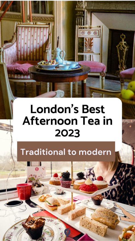 Tourists traveling to London should try to fit an afternoon tea into their trip. Get ready for a truly unique and authentic London experience! This guide lists the best places for tea in London, varying from cheap to expensive and casual to formal tea experiences. #london #tea #traveltips #travellondon Best Place For Tea In London, Best Afternoon Tea In London, High Tea London, Claridges London, London High Tea, London Afternoon Tea, Traveling To London, Afternoon Tea In London, Stratford London