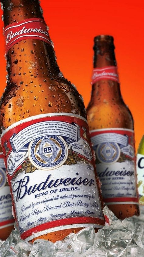 Budweiser Wallpaper, Beer Wallpaper Iphone, Beer Wallpaper, Brown Glass Bottles, Budweiser Beer, All Beer, Lager Beer, Micro Brewery, Beer Brands