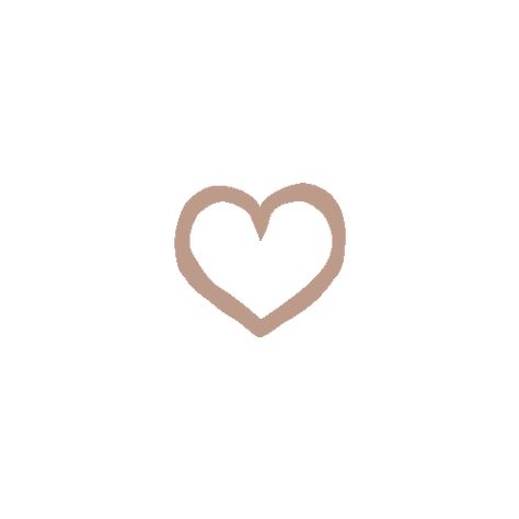 Heart Png Gif, Png Aesthetic Transparent Gif, Brown Heart Icon, Aesthetic Heart Icon, Beige Gif, Notion Stickers, Server Design, Transparent Gif, Pixel Gif