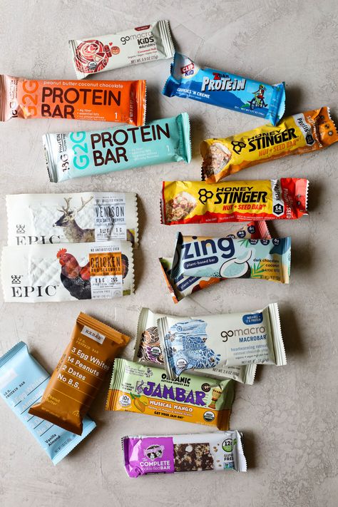 We’re helping you cut through the mass of options by sharing our favorite protein bars we’ve vetted, as a team of registered dietitians, and enjoyed over the years. While we haven’t tasted every single protein bar out there, we have tasted quite a few. Here’s what we recommend, based on taste, nutrition, ingredients, certifications, and protein quality. Healthiest Protein Bars, Best Protein Bars To Buy, Protein Bar Brands, Clean Protein Bars, Dietitian Recipes, Healthy Protein Bars, Best Protein Bars, Gluten Free Bars, Seed Bars