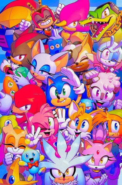 Sonic Wallpaper, Sonic Unleashed, Hedgehog Movie, Rouge The Bat, Sonic Heroes, Silver The Hedgehog, Sonic Fan Characters, Sonic Franchise, Hedgehog Art