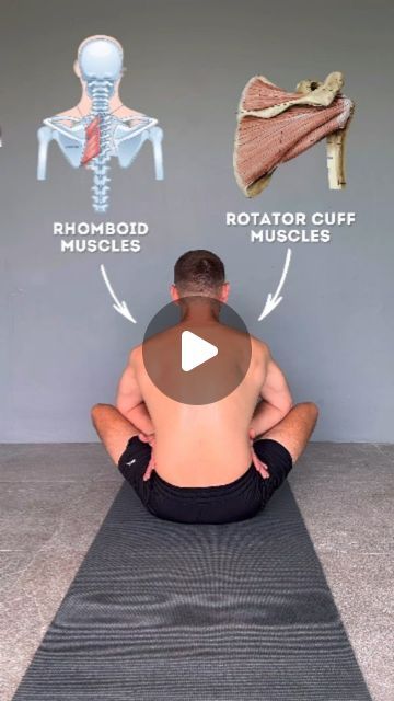 BACK PAIN🔹️NECK PAIN🔹️MOBILITY on Instagram: "1️⃣ One shoulder stretching exercise and scapula. ☝🏻 With this exercise we stretch: 1️⃣ Muscles of the rotator cuff of the shoulder. 2️⃣ Rhomboid muscles. 🙌🏻 Before the exercise, be sure to do preparatory exercises. 🫶🏻 Liked the video - like and subscribe to new exercises @makarin #exercise #fitness #gym #pilates #health #workout" Levator Scapulae Stretch, Scapula Muscles, Rhomboid Exercises, Shoulder Stretching Exercises, Scapula Exercises, Shoulder Stretching, Stretching Exercise, Shoulder Stretches, Gym Pilates