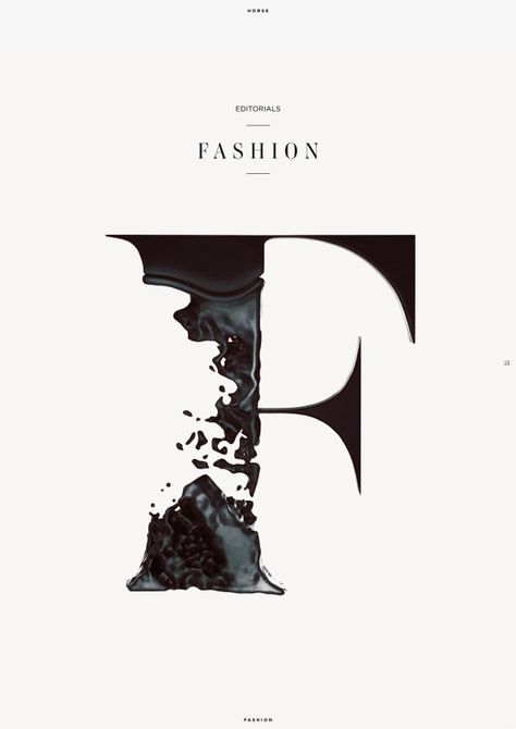 Fashion Logo Typography, Fonts Inspiration, Typographie Logo, Typography Magazine, Mises En Page Design Graphique, The Letter F, Horse Magazine, Typography Images, Fashion Typography