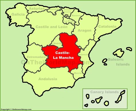 Castilla-La Mancha location on the Spain map Barcelona Spain Map, Dubai Map, Spain Map, Singapore Map, Map Of Spain, Colorado Map, South America Map, Mexico Map, Germany Map