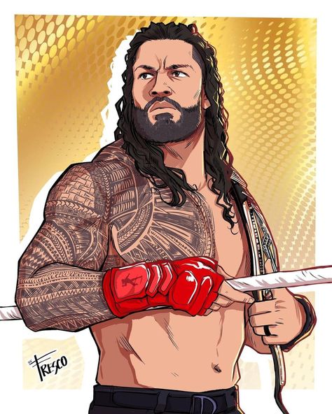 Roman Reigns Art, Wwe Fanart, Roman Empire Wwe, Wwe Art, Raw Wwe, Amagi Brilliant Park, Wwe Wallpapers, Wwe Roman Reigns, Cristiano Ronaldo 7