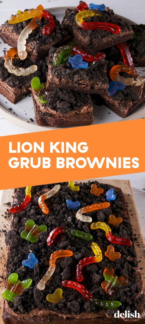 Best Fudgy Brownies, Lion Guard Party, Homemade Brownie Recipe, Lion Guard Birthday, Lion King Birthday Party Ideas, Lion King Theme, Homemade Brownie, Jungle Thema, Lion King Party