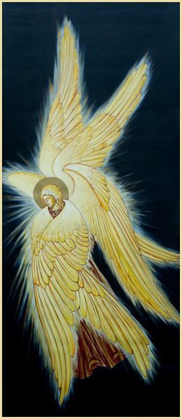 Seraphim have six wings - in this version (which is about 8 feet tall) I've worked to give the wings a sense of emanating light. Angel Hierarchy, Seraph Angel, I Believe In Angels, Angel Drawing, Angelic Realm, Art Sacre, Angels Among Us, Angels In Heaven, Archangel Michael