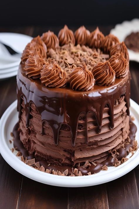 How to Make Costco Chocolate Cake American Chocolate Cake, Costco Chocolate Cake, American Chocolate, Cotton Cake, Chocolate Cake Recipe Easy, Kitchen Guide, Famous Chocolate, Round Cake Pans, Easy Cake Recipes