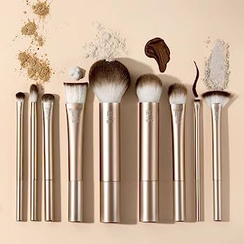 REAL TECHNIQUES Au Naturale Makeup Brush Kit, For Foundation & The Wanderer Make up brush kit, Premium and Professional 8 Midi-size Brush Set : Amazon.co.uk: Beauty Make Up Brush Set, Real Techniques Brushes, Face Brushes, Shading Brush, Full Makeup, Makeup Brush Kit, Fan Brush, Glow Kit, How To Apply Foundation