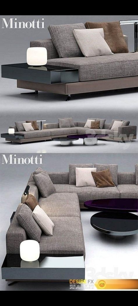 Sofa Set Designs Modern, Minotti Sofa, Comfy Sectional, Small Sectional, Sofas Modern, Luxury Sofa Design, Chair Design Wooden, L Shape Sofa, Corner Sofa Design