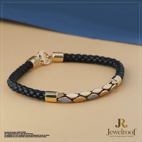 THE DHARA GOLD BRACELET BY JEWELROOF Gold Chocker Necklace, Price Cod, Gold Earrings For Kids, Platinum Jewellery, Temple Jewelry Necklace, Mens Diamond Bracelet, Neck Pieces Jewelry, Mens Chain Bracelet, Antique Gold Jewelry Indian