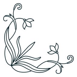 Art nouveau ornament corner stroke Art Nouveau Heart Design, Art Nouveau Outline, Corner Pattern Design, Art Nouveau Scrollwork, Art Nouveau Ornament Pattern, Art Deco Leaves, Art Nouveau Corner Design, Simple Art Nouveau Pattern, How To Draw Art Nouveau