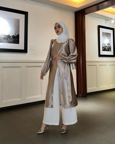 Night Party Outfit Hijab, Hijabi Party Outfit, Hijabi Dinner Outfit, Lebaran Outfit, Kondangan Outfit, Muslimah Outfit, Outfits Modest, Cocktail Outfit, Muslim Women Fashion