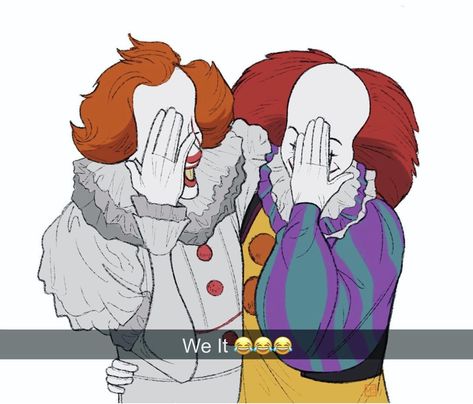 Pennywise X Pennywise, It Memes 2017, It Memes, Clown Movie, 2017 Wallpaper, Pennywise The Dancing Clown, Scary Movie Characters, It The Clown Movie, Losers Club