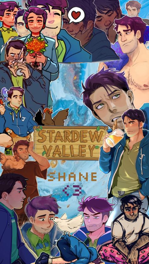 Stardew Vally Wallpapers, Stardew Valley Shane Wallpaper, Sdv Bachelors, Stardew Wallpaper, Shane X Farmer, Shane Stardew Valley Fanart, Sdv Shane, Shane Sdv, Shane Stardew Valley