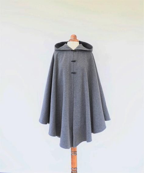 Womens Cape Coat, Winter Cape Coat, Cape For Women, Hooded Wool Coat, Cashmere Cape, Womens Poncho, Poncho Jacket, Hooded Cape, Wool Poncho