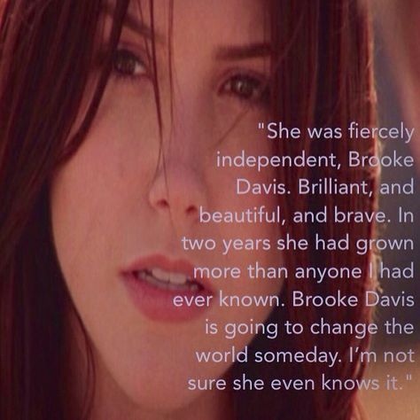 Brooke Davis one tree hill OTH bdavis quote unkindness of Ravens Sophia bush  She was fiercely independent, Brooke Davis. Brilliant, and beautiful, and brave. In two years she had grown more than anyone I had ever known. Brooke Davis is going to change the world someday. I’m not sure she even knows it. Broke Davis, Sophia Bush One Tree Hill, Brooke Davis Quotes, Brooke Davis (one Tree Hill), Brooke And Lucas, One Tree Hill Cast, Gossip Girl Quotes, One Tree Hill Quotes, Emo Quotes