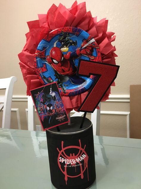 Spider Man Birthday Table Decorations, Spider Man Party Table Decor, Miles Morales Centerpieces, Spidey Party Centerpieces, Spiderman Table Centerpieces, Miles Morales Birthday Party Decorations, Spider Man Centerpieces, Spider-man Table Centerpieces, Spiderman Birthday Party Decorations