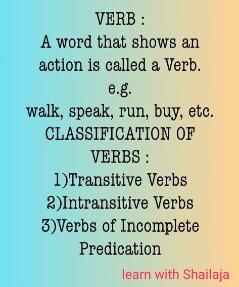 Definition and examples of Verb Classification of verbs Verb Definition, Intransitive Verb, Verb Words, Verb Examples, Workplace Quotes, 3 Letter Words, Common Nouns, Cutie Quote, English Grammar Worksheets